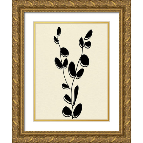 Natural 3 Gold Ornate Wood Framed Art Print with Double Matting by Allen, Kimberly