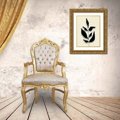 Natural 4 Gold Ornate Wood Framed Art Print with Double Matting by Allen, Kimberly