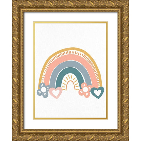 Learn 2 Gold Ornate Wood Framed Art Print with Double Matting by Allen, Kimberly