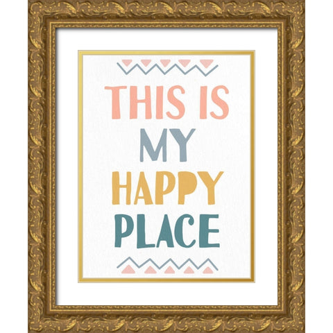 Learn 3 Gold Ornate Wood Framed Art Print with Double Matting by Allen, Kimberly