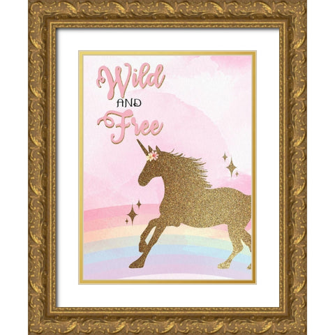 You Are Magic 4 v2 Gold Ornate Wood Framed Art Print with Double Matting by Allen, Kimberly