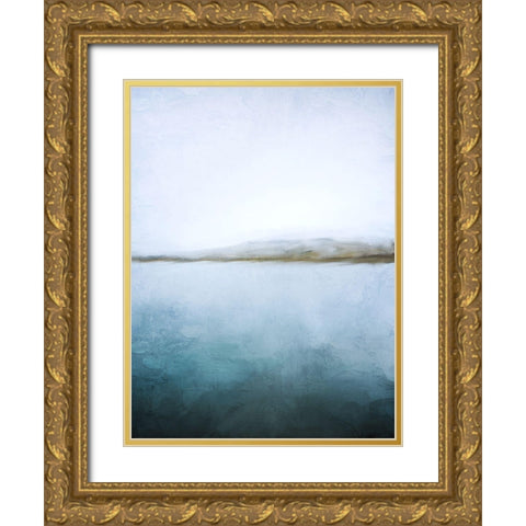 Horizon Gold Ornate Wood Framed Art Print with Double Matting by Allen, Kimberly