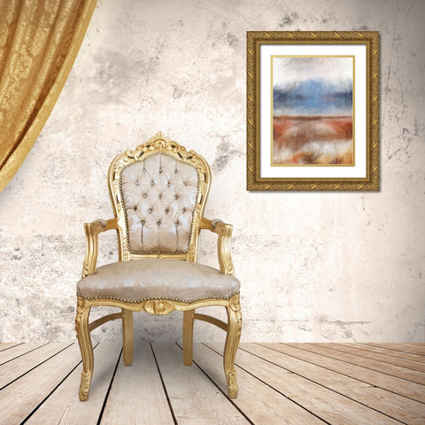 Sky and Earth 1 Gold Ornate Wood Framed Art Print with Double Matting by Allen, Kimberly