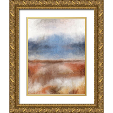 Sky and Earth 1 Gold Ornate Wood Framed Art Print with Double Matting by Allen, Kimberly