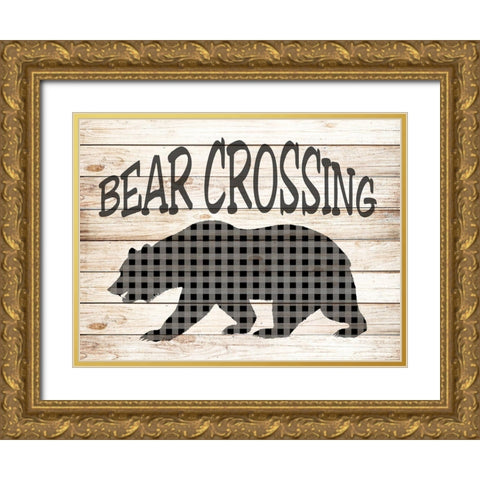 Crossing 1 Gold Ornate Wood Framed Art Print with Double Matting by Allen, Kimberly