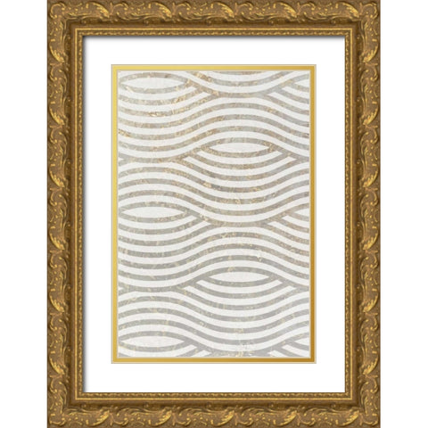Concrete Panel C Gold Ornate Wood Framed Art Print with Double Matting by Allen, Kimberly