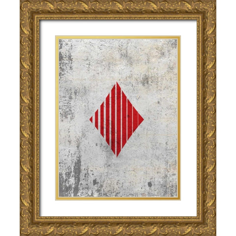 Lets Play C Gold Ornate Wood Framed Art Print with Double Matting by Allen, Kimberly