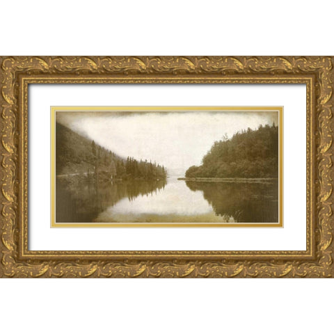 Reflection Gold Ornate Wood Framed Art Print with Double Matting by Allen, Kimberly