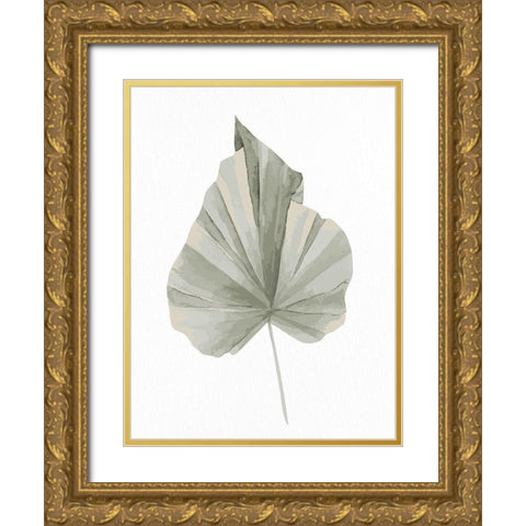 Soft Green 1 Gold Ornate Wood Framed Art Print with Double Matting by Allen, Kimberly