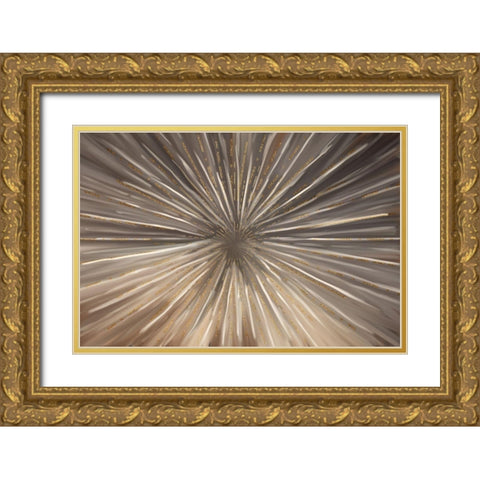 Burst of Life Gold Ornate Wood Framed Art Print with Double Matting by Allen, Kimberly