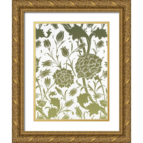 Motif 2 Gold Ornate Wood Framed Art Print with Double Matting by Allen, Kimberly