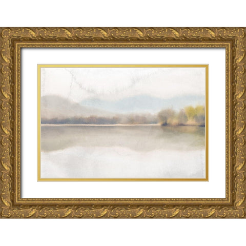 Serene Summer Gold Ornate Wood Framed Art Print with Double Matting by Allen, Kimberly