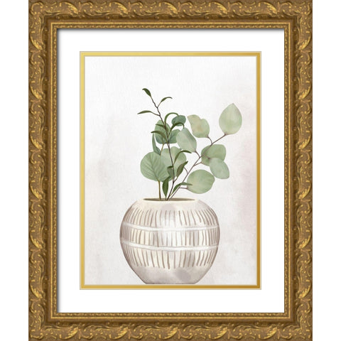 Stone Vase 2 Gold Ornate Wood Framed Art Print with Double Matting by Allen, Kimberly