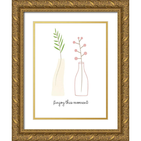 This Moment Gold Ornate Wood Framed Art Print with Double Matting by Allen, Kimberly