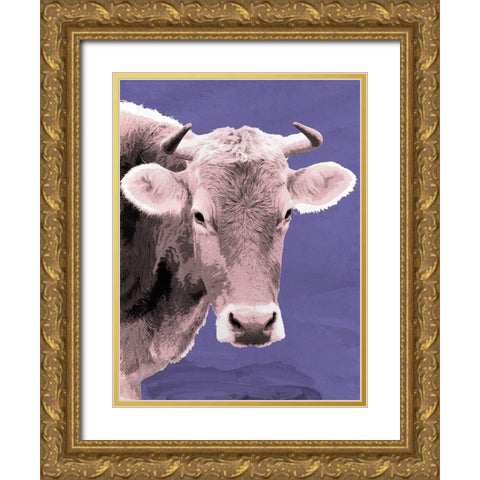 Bess Gold Ornate Wood Framed Art Print with Double Matting by Allen, Kimberly