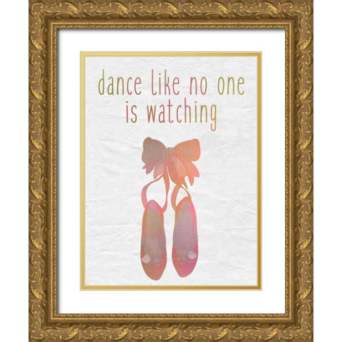 Dance A Gold Ornate Wood Framed Art Print with Double Matting by Allen, Kimberly
