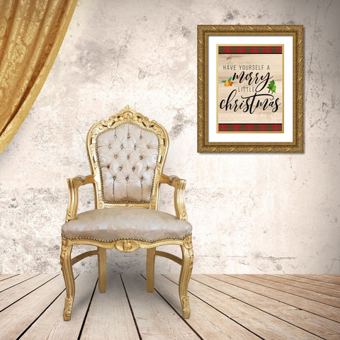 Have Yourself Gold Ornate Wood Framed Art Print with Double Matting by Allen, Kimberly