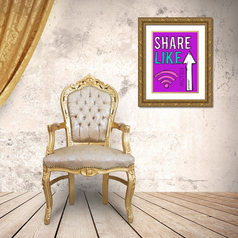 Share Like Follow Gold Ornate Wood Framed Art Print with Double Matting by Allen, Kimberly