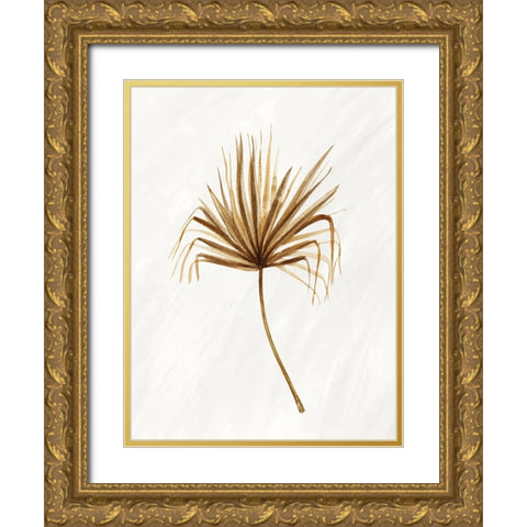 Palmetto 1 Gold Ornate Wood Framed Art Print with Double Matting by Allen, Kimberly