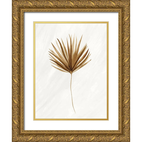 Palmetto 2 Gold Ornate Wood Framed Art Print with Double Matting by Allen, Kimberly