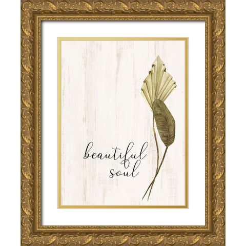 Beautiful Soul Gold Ornate Wood Framed Art Print with Double Matting by Allen, Kimberly