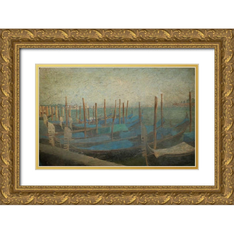 In Venice Gold Ornate Wood Framed Art Print with Double Matting by Allen, Kimberly