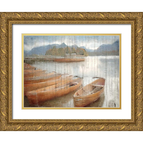 At Sunset 2 Gold Ornate Wood Framed Art Print with Double Matting by Allen, Kimberly