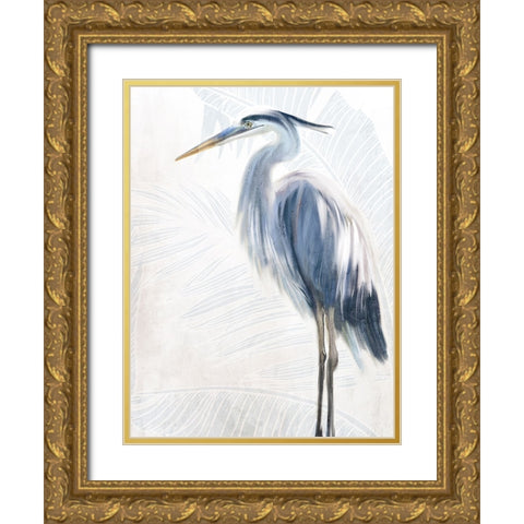 Seaside Flight 1 Gold Ornate Wood Framed Art Print with Double Matting by Allen, Kimberly