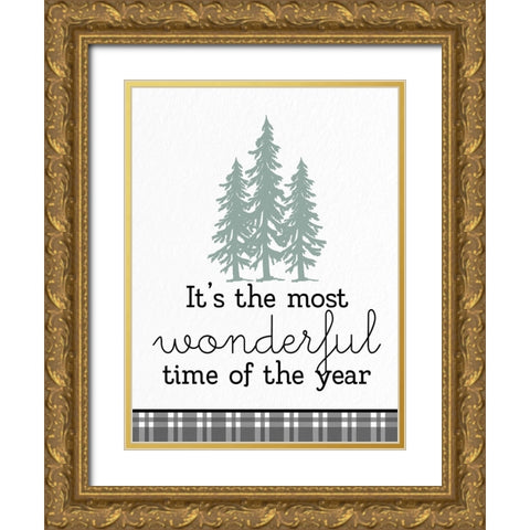 Most Gold Ornate Wood Framed Art Print with Double Matting by Allen, Kimberly