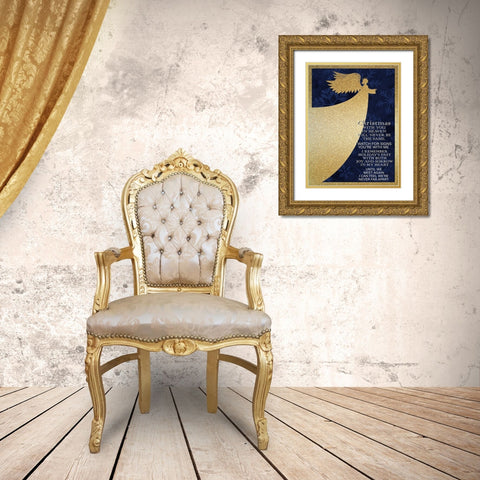 Christmas Heaven Gold Ornate Wood Framed Art Print with Double Matting by Allen, Kimberly
