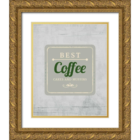 All Natural 3 Gold Ornate Wood Framed Art Print with Double Matting by Allen, Kimberly
