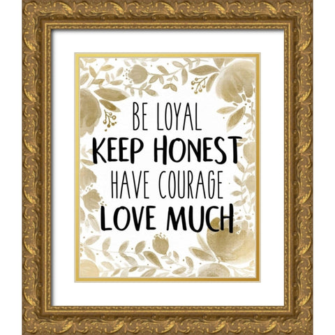 Stay Humble 2 Gold Ornate Wood Framed Art Print with Double Matting by Allen, Kimberly