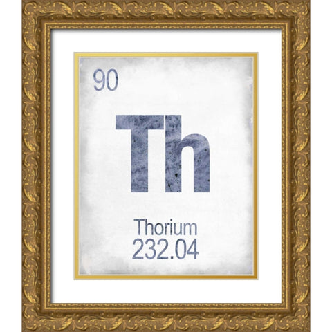 Thorium Gold Ornate Wood Framed Art Print with Double Matting by Allen, Kimberly