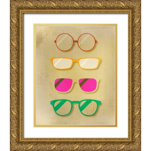 Bright Day Gold Ornate Wood Framed Art Print with Double Matting by Allen, Kimberly