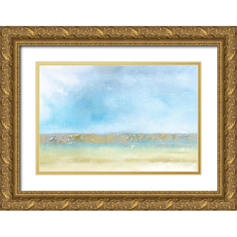 Sea Breeze Gold Ornate Wood Framed Art Print with Double Matting by Allen, Kimberly