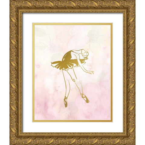Movement 3 Gold Ornate Wood Framed Art Print with Double Matting by Allen, Kimberly