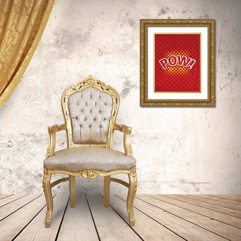 Super 1 Gold Ornate Wood Framed Art Print with Double Matting by Allen, Kimberly