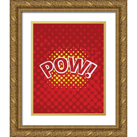 Super 1 Gold Ornate Wood Framed Art Print with Double Matting by Allen, Kimberly