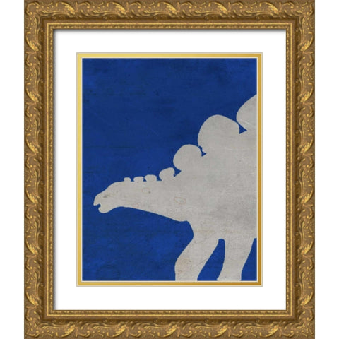 Rawr 2 Gold Ornate Wood Framed Art Print with Double Matting by Allen, Kimberly