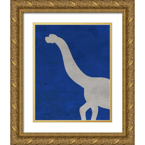 Rawr 4 Gold Ornate Wood Framed Art Print with Double Matting by Allen, Kimberly