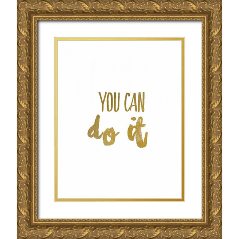 If You 2 Gold Ornate Wood Framed Art Print with Double Matting by Allen, Kimberly