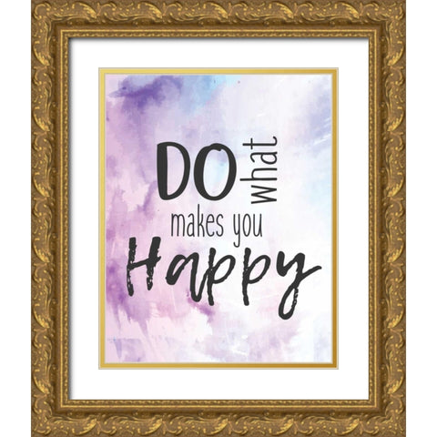 Do You 1 Gold Ornate Wood Framed Art Print with Double Matting by Allen, Kimberly