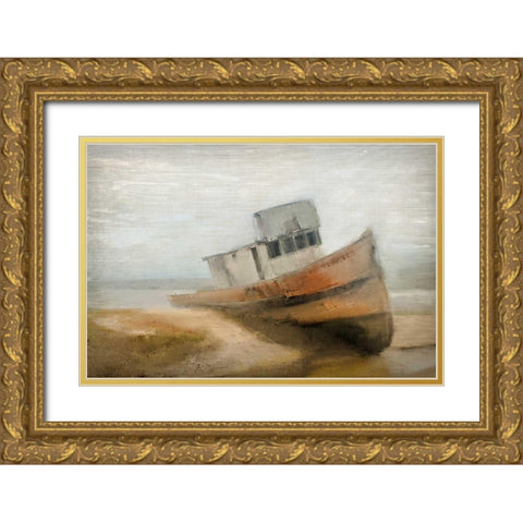 Point Rey Gold Ornate Wood Framed Art Print with Double Matting by Allen, Kimberly