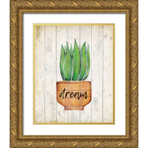 Desert Life Dreams Gold Ornate Wood Framed Art Print with Double Matting by Allen, Kimberly