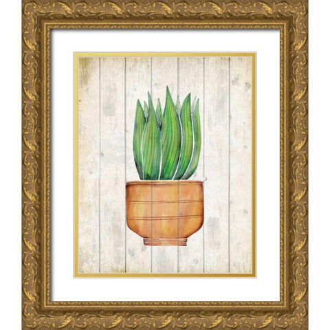 Desert Life 2 Gold Ornate Wood Framed Art Print with Double Matting by Allen, Kimberly