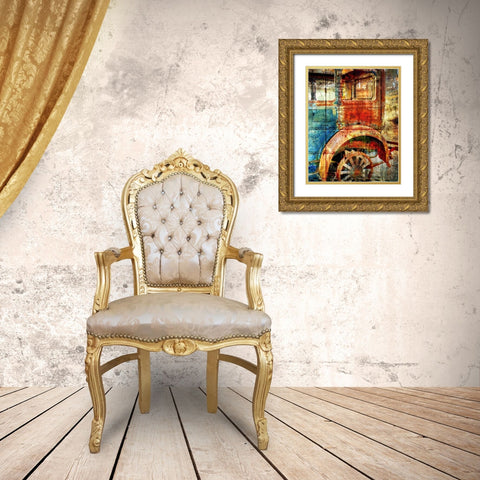 Classic 4 Gold Ornate Wood Framed Art Print with Double Matting by Kimberly, Allen