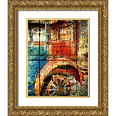 Classic 4 Gold Ornate Wood Framed Art Print with Double Matting by Kimberly, Allen