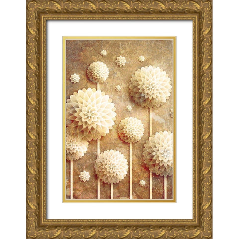 Make a Wish Gold Ornate Wood Framed Art Print with Double Matting by Kimberly, Allen