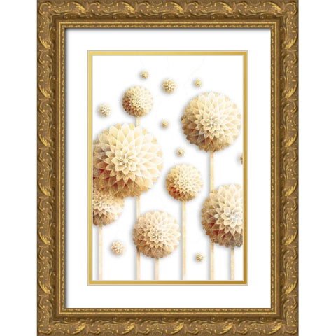 Make a Wish v2 Gold Ornate Wood Framed Art Print with Double Matting by Kimberly, Allen