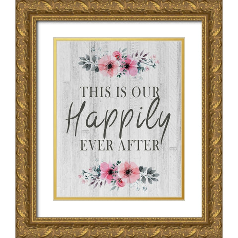 This is Our Gold Ornate Wood Framed Art Print with Double Matting by Kimberly, Allen